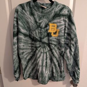 💥3/$24 Baylor‎ Spirit Green Tie-Dye Shirt
